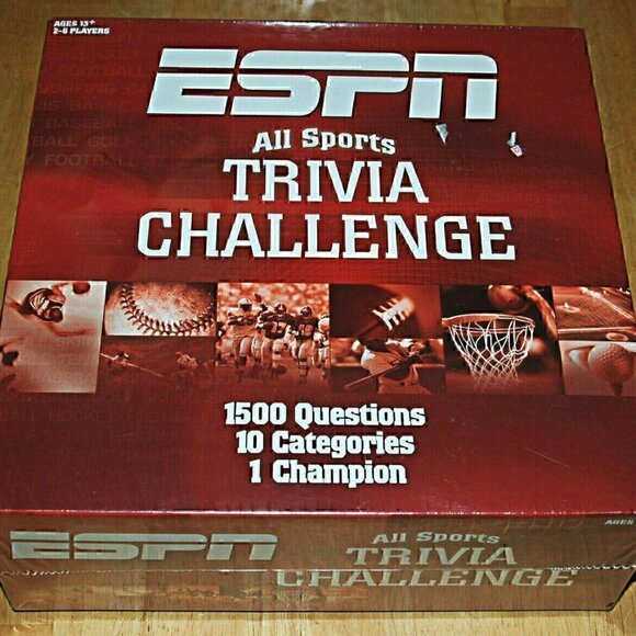 ESPN All Sports Trivia Challenge Game NEW - Picture 1 of 4